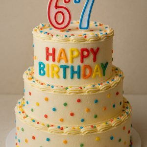 PASTÍS D'ANIVERSARI COLORIT